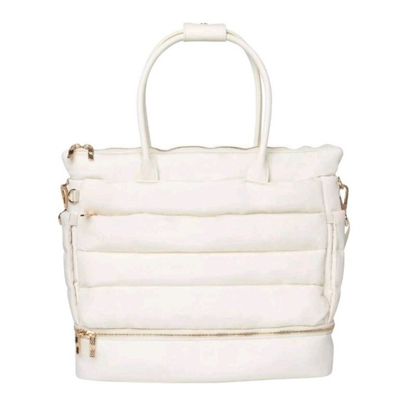 Handbags - iPack Puffy Fashion‎ Tote Luggage Bag Travel Adjustable Strap Laptop Pocket